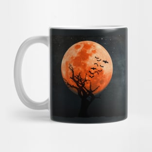 Spooky Halloween Moon Mug